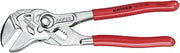 KNIPEX Pliers Wrench, Chrome-Plated, 250 mm, Grips Continuously Up to 52 mm, Fine Adjustment by Button Push, Adjustable Wrench, 86 03 250