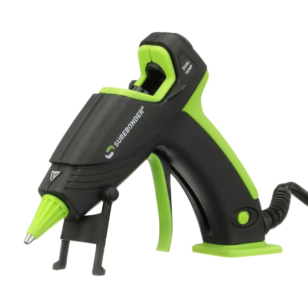 Mini Hot Glue Gun With Dual Temperature & Auto Shut Off by Surebonder – (Pack of 1), Multi-colored, Model DT-320F
