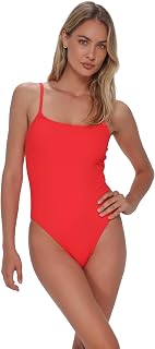 Sunsets Women's Ariel One Piece Bathing Suit in Scrunch Fabric