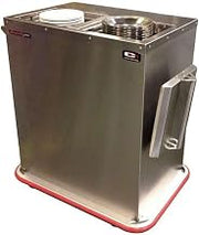Carter-Hoffmann PBH2S 2-Silo (60 bases or 75 Plate Capacity Per Silo) Combination Base Plate Heater
