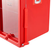 Plastic Fire Extinguisher Cabinet with Breakable Acrylic by Global Industrial – Polystyrene & Arcylic, Red, Model 641650