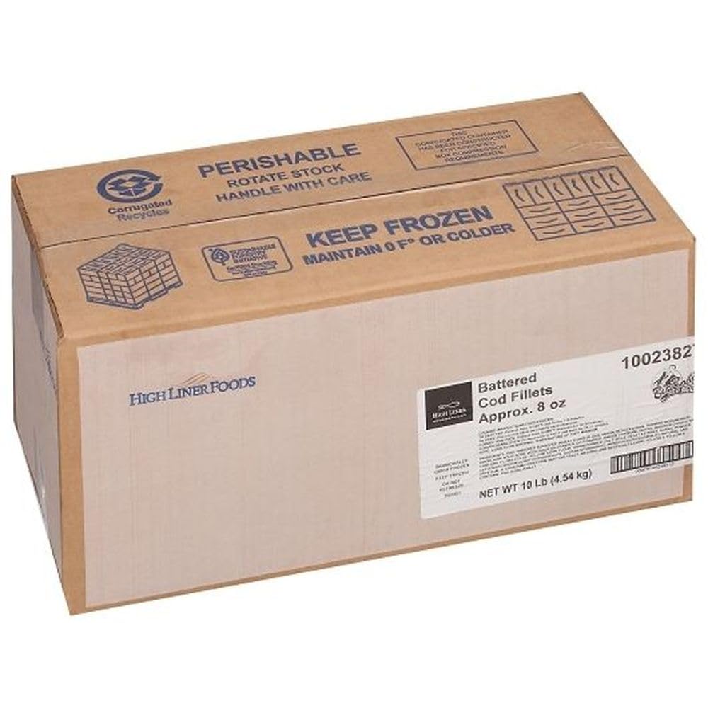 Big Bobs Belly Buster New England Style Batter Cod Fillet by High Liner Foods – Commercial Grade