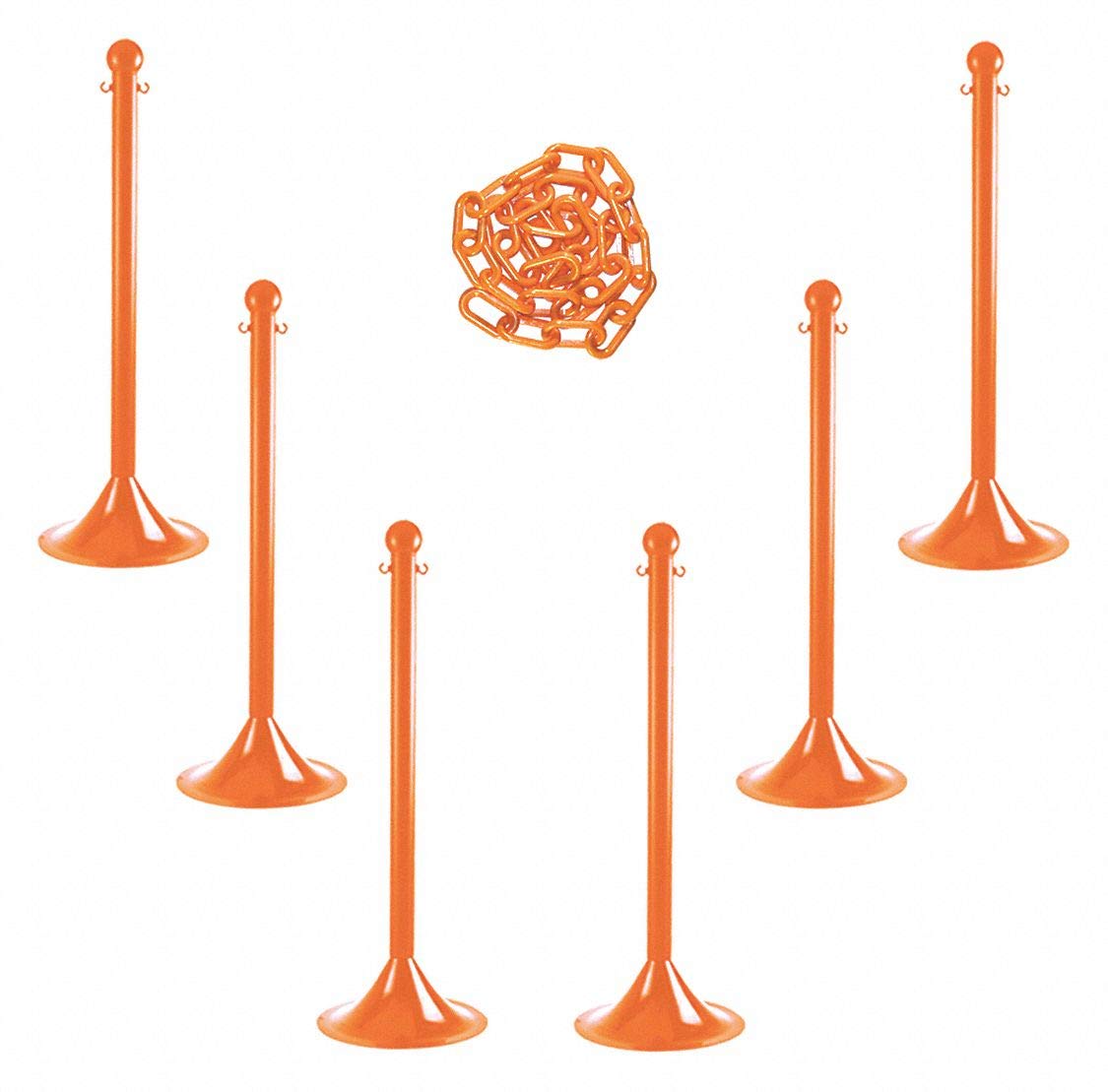 Mr. Chain 2 inches Dia. / Orange / 1 Chain Barriers
