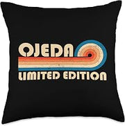 OJEDA Retro 70s 80s Sunset Stripe Throw Pillow