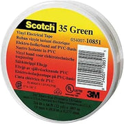 3M Electrical 500-10265 Vinyl Electrical Color Coding Tapes 35, Green