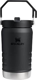 STANLEY IceFlow Flip Straw 2.0 Jug, Black 2.0, 40 Ounces (Pack of 6)