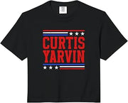 Curtis Yarvin for President 2028 Comfort Colors Crop Top