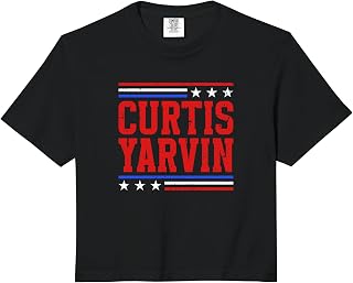 Curtis Yarvin for President 2028 Comfort Colors Crop Top