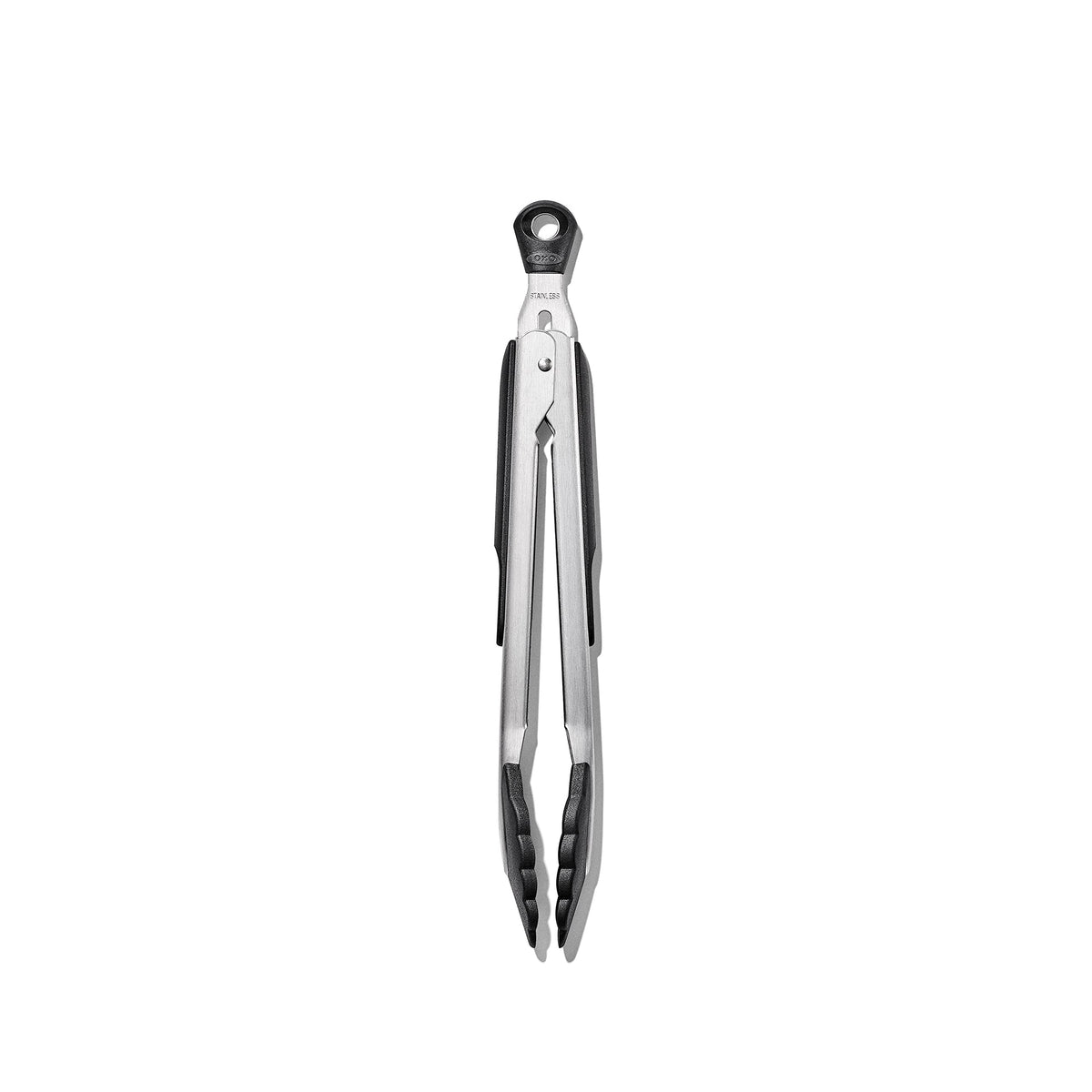 Good Grips 12-Inch Stainless-Steel Locking Tongs & Good Grips 9-Inch Locking Tongs with Nylon Heads by OXO – 12-Inch, Stainless Steel, Multicolor, Pack of 2