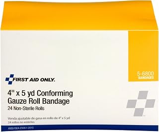 First Aid Only 5-6800: 4"X4 Yd. Conforming Gauze Non-Sterile, 24