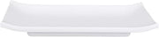Elite Global Solutions JWTR19-W Rectangular Tray, 9" x 3 3/4" x 7/8" h., Melamine, White (Pack of 6)