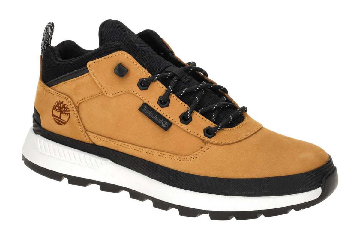 Men's Field Trekker Low Hiking Shoe by Timberland – 9, Leather, Wheat