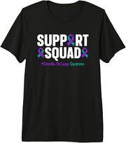Support Squad Cornelia De Lange Syndrome Awareness Premium Tri-Blend T-Shirt