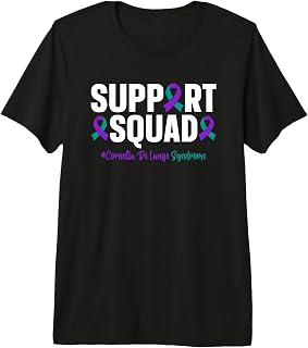 Support Squad Cornelia De Lange Syndrome Awareness Premium Tri-Blend T-Shirt