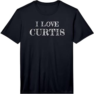 I Love Curtis, My Friend Curtis, Friendship Performance T-Shirt