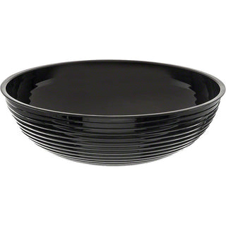 Camwear Bowl ribbed 15" dia. 11.2 qt. black - Case of by Cambro – 15 inches, 11.2 quarts, Polycarbonate, Black, Model RSB15CW110