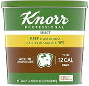 Knorr Professional Select Beef Base Bouillon, Gluten Free, No Artificial Flavors, 0g Trans Fat, 1.99lb (Pack of 6)