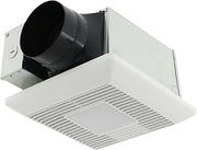 Panasonic FV-0709VBL1 EcoVent Bath Fan + Light, 70-90 CFM | Ecovent Pick-A-Flow, Ceiling/Wall Bathroom Exhaust Fan, Energy Star Certified, Whisper Quiet, 3000K Dimmable LED Panel