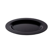 18" x 14" Black Oval Heavy-Duty Wide Rim Melamine Plastic Serving Platter by Elite Global Solutions – 18" x 14", Melamine, Black, Model M18OV-B