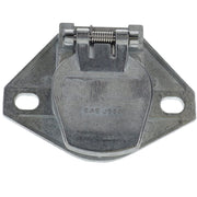7-Way Electrical Trailer Socket 7-Pin Connector by RoadPro – One Size, Brass, Model RP2345FSAE