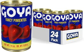 Goya Foods Fancy Red Pimientos, 14 Ounce (Pack of 24)