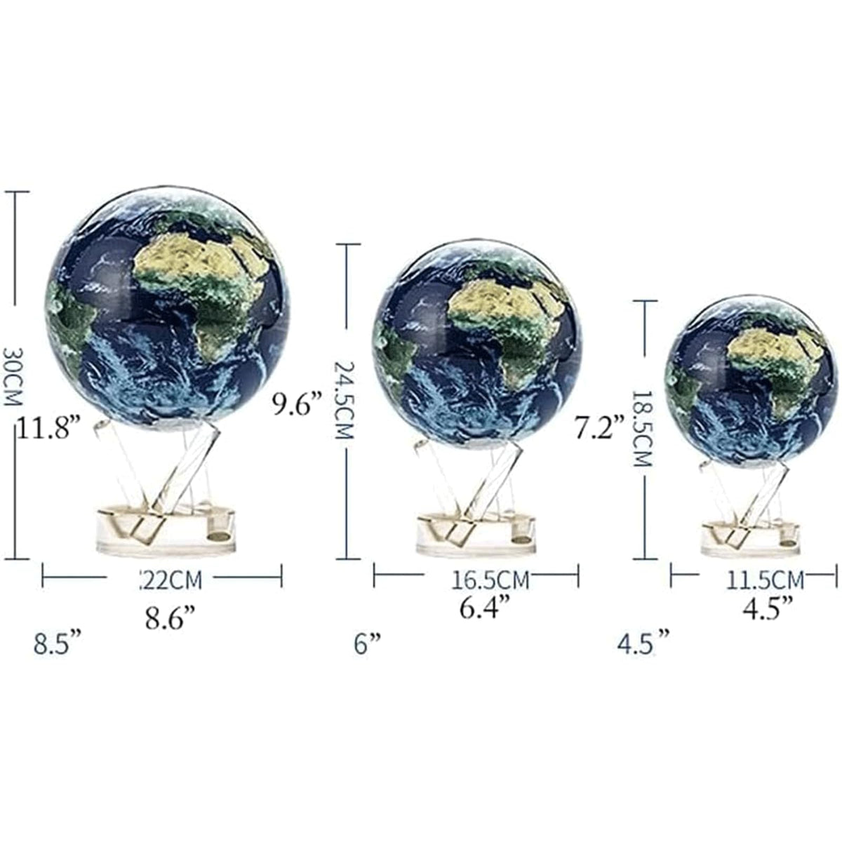 Detailed Light Energy Autoal Globe by HSHTTKL – Acrylic, B, Model 10750675