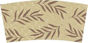 World Centric Compostable 100% Post-Consumer Recycled Paper Hot Cup Sleeves, for 10 - 20 oz. Cups (Pack of 1000)