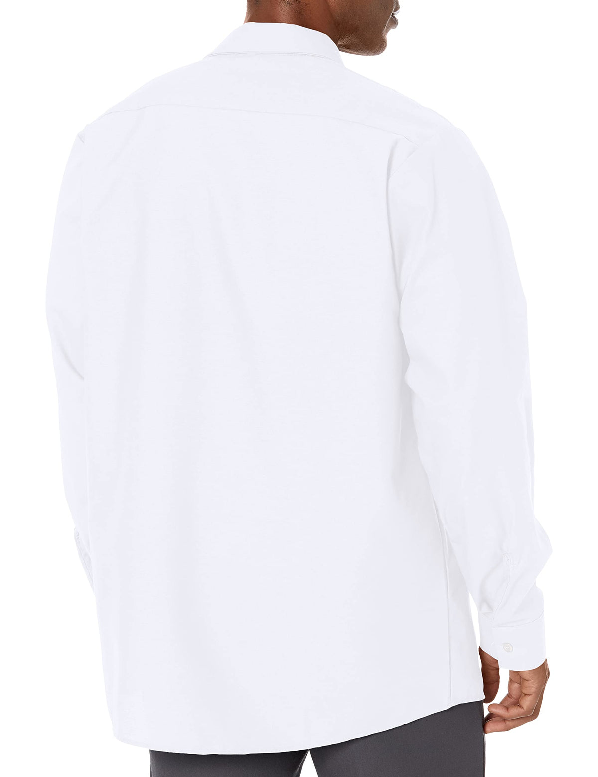 Long Sleeve Industrial Solid Work Shirt White Small - 5 Pack by Red Kap – White, Pack of 5, Model SP14