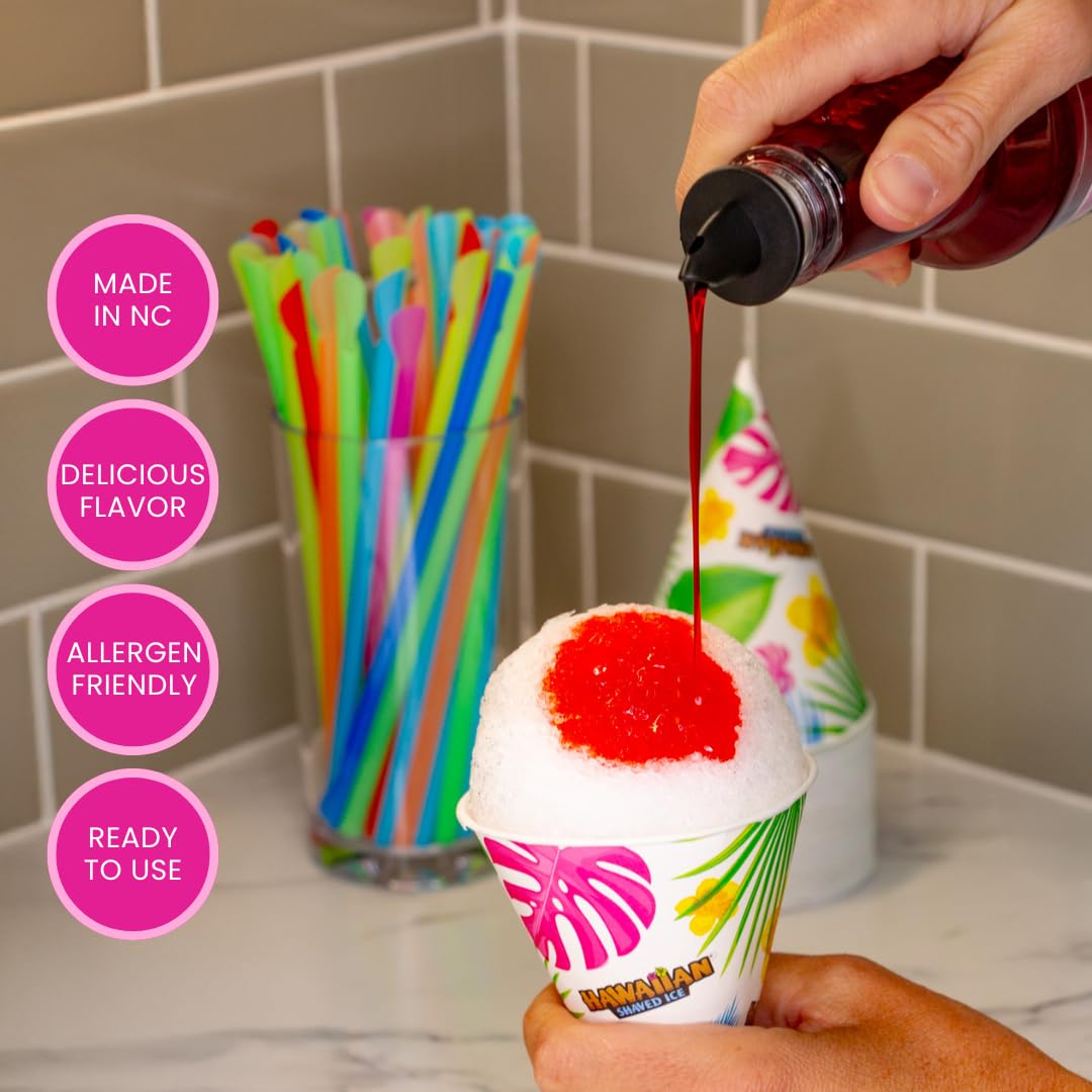 S777 HomePro Shave Ice Machine With 3 Flavor Snow Cone Syrup Pack Including Party Ready Accessories by Hawaiian Shaved Ice – Commercial Grade