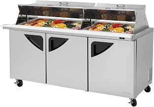 30 Pan 23 CuFt Dual Sided Refrigerated Prep Table