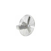20" Washdown Wall Mount Fan 1/15HP 2650CFM by Airmaster – 12"L x 23"W x 78"H, Stainless Steel, Silver, Model 70833