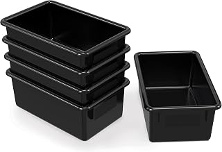 Jonti-Craft 8020JC5 Cubbie-Tray, Black, Pack of 5