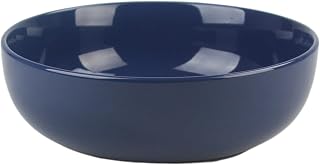 10 Strawberry Street Coupe Stoneware 9.5"/70oz Serving Bowl, Cobalt Blue