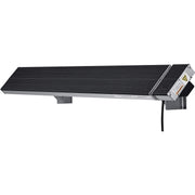 Infrared Patio Heater With Remote by Global Industrial – Aluminum, Black, Model SOLE