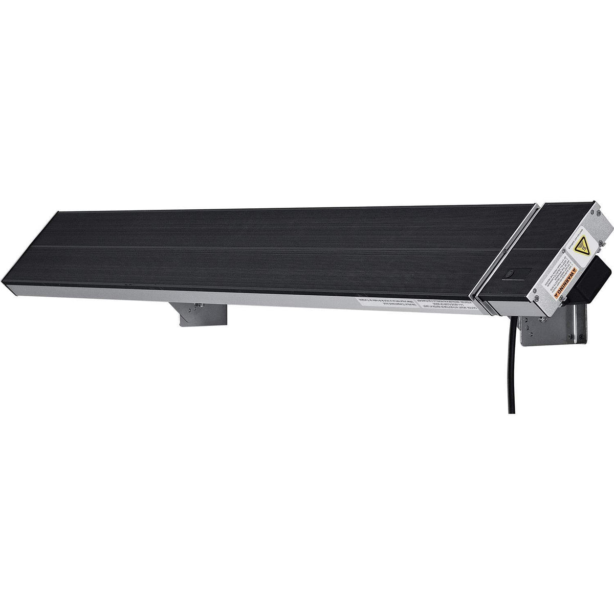 Infrared Patio Heater With Remote by Global Industrial – Aluminum, Black, Model SOLE