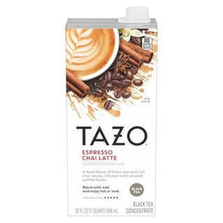 Espresso Chai Latte by TAZO – 32 Fl Oz (Pack of 1)