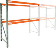 Global Industrial Teardrop Pallet Rack Add-On Unit, 108"W x 48"D x 96"H