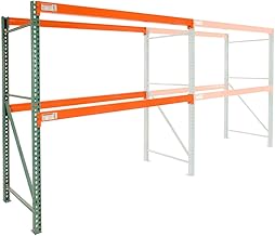 Global Industrial Teardrop Pallet Rack Add-On Unit, 108"W x 48"D x 96"H
