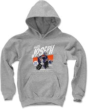 500 LEVEL Curtis Joseph Kids Hoodie - Curtis Joseph Edmonton Grunge