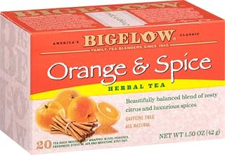 Bigelow Tea Orange and Spice Tea, 20 ct (Pack of 2)