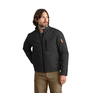 Men's Insulated Quilted Work Jacket by Red Kap – Cotton, Obsidian, Model F4CPBD RG XXL