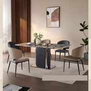 Mesa De Jantar Fashion Marble Dining Table Home Villa Restaurant Diner Table by JOYNOW – 180x80x75cm, One Color, Model 8524
