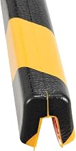 Global Industrial Shelf Bumper Guard, Type G, 39-3/8"L, Yellow & Black