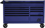 Homak BL04056010 RS Pro Series 10 Drawer Blue Roller Tool Cabinet, 54-1/2"W X 24" D X 40-3/8"H