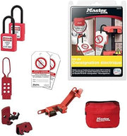 Master Lock Electrical Consignation Kit – Contains Dielectric Padlocks, Circuit Breaker Blocks, Manoeuvring Defence" Labels, Hook