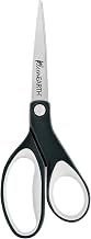 Westcott 8" KleenEarth Soft Handle Scissors, Black/Gray