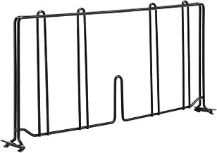 Nexel AD821B Black Epoxy Divider, 21"D x 8"H