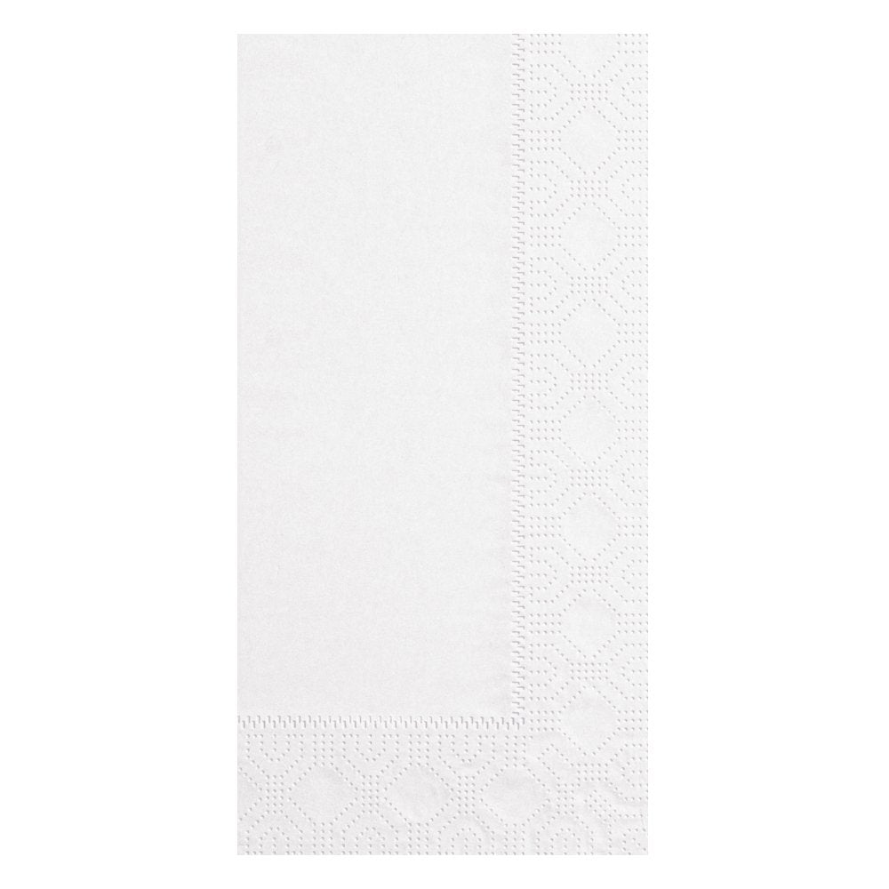 Hoffmaster 180700 Premium Dinner Napkin, Regal Embossed, 3-Ply, 1/8 Fold, 17" Length x 17" Width, White (Case of 2000)