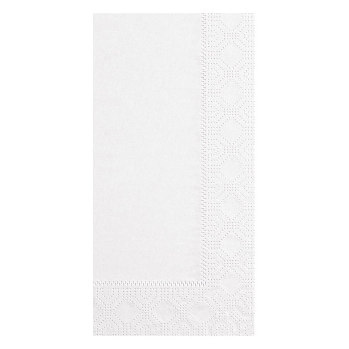 Hoffmaster 180700 Premium Dinner Napkin, Regal Embossed, 3-Ply, 1/8 Fold, 17" Length x 17" Width, White (Case of 2000)