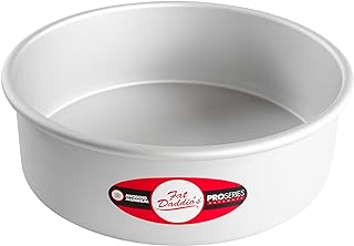 Fat Daddio's Round Cake Pan, 9 x 3 Inch, Silver